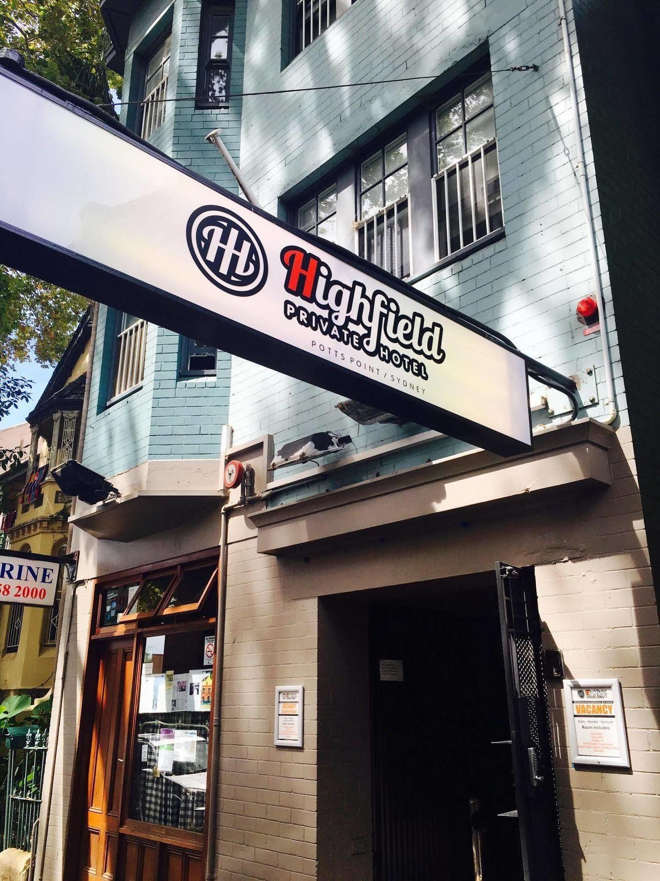 Highfield Private Hotel Sidney Exterior foto